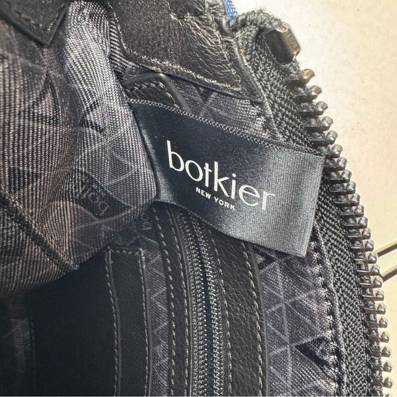 Botkier Trigger Blue Cream Denim Embroidered Crossbody Bag - Picture 9 of 15